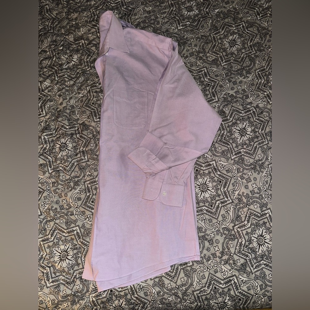 Roundtree & Yorke Gold Label  Lavender Dress Shirt